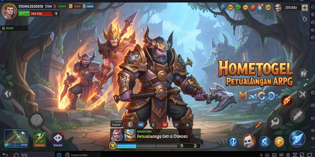 Tangkapan layar gameplay HOMETOGEL yang mengesankan dan penuh aksi.