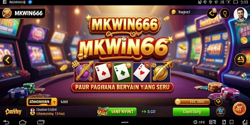 Tampilan menarik dan seru dari gameplay MKWIN666.